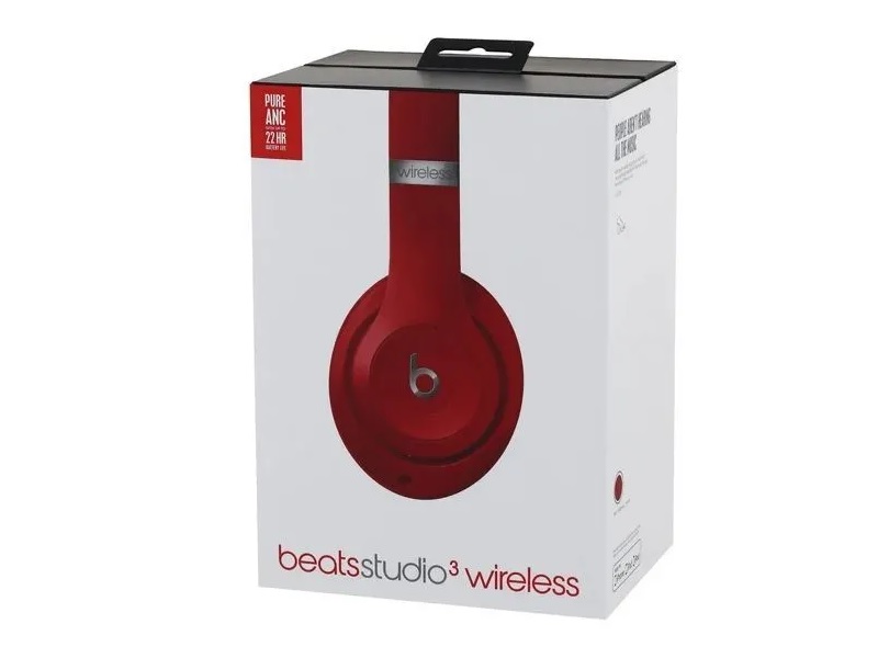 Беспроводные наушники Beats Studio 3 Wireless, red