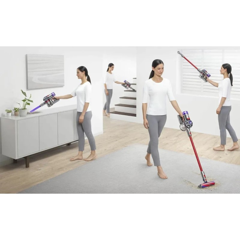 Пылесос Dyson V8 Slim Fluffy Extra, Silver/Nickel