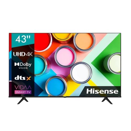 43" Телевизор Hisense 4K UHD HDR 43A6BG, Black