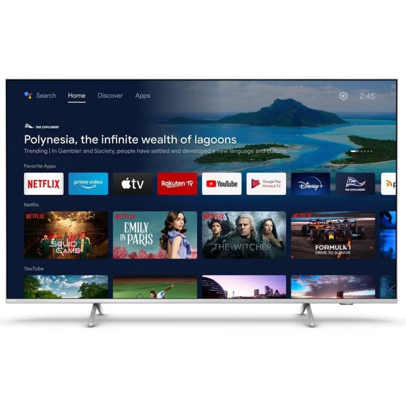 50" Телевизор 4K UHD Philips 50PUS8507/60, Silver