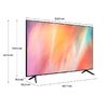 50" Телевизор 4K UHD Samsung UE50AU7101UCCE, Black