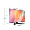 50" Телевизор Samsung 4K Ultra HD UE50AU7500UXCE, Titan Gray