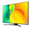 65" Телевизор 4K Smart UHD LG 65NANO766QA.ARUB, Black