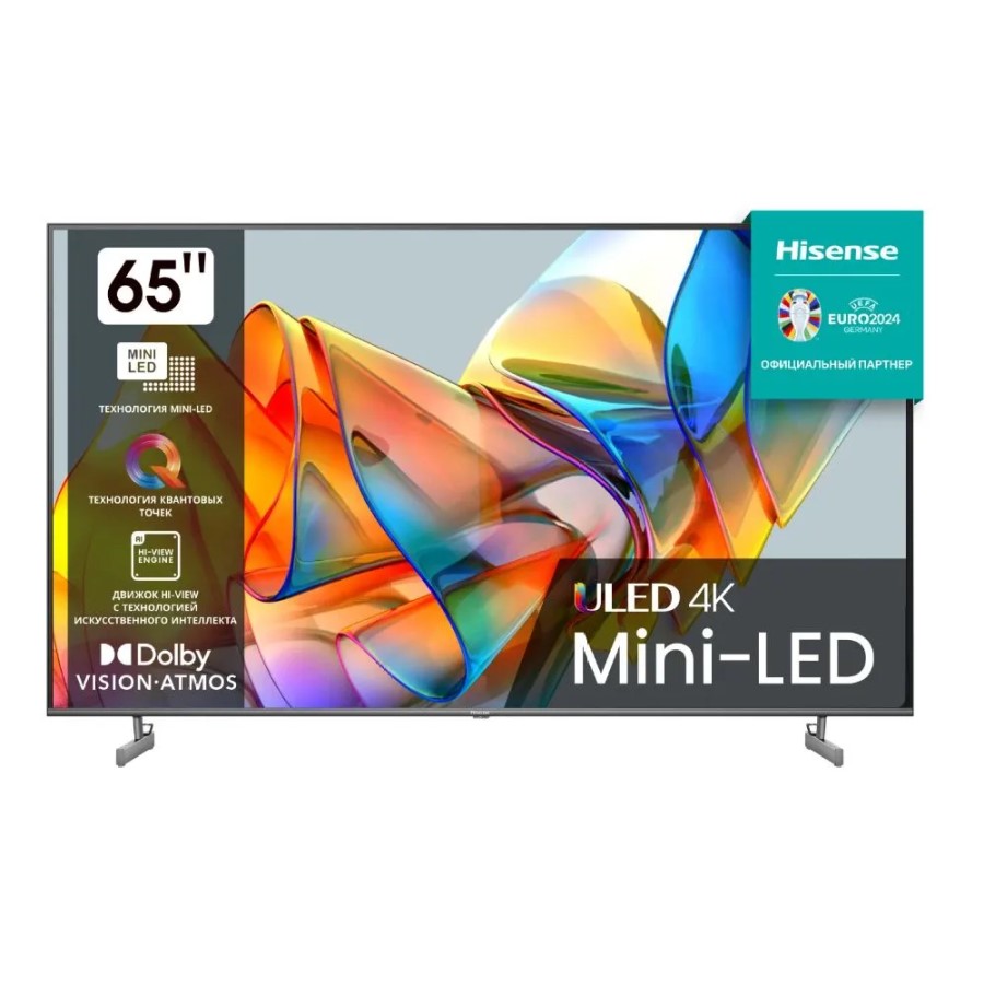 65" Телевизор Hisense 4K UHD 65U6KQ, Black