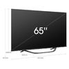 65" Телевизор UHD 4K ULED Hisense 65U7HQ, Black