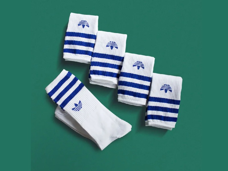 Комплект спортивных носков Adidas, 5 шт, Синий